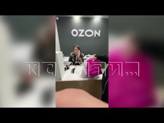an ozon employee attacked a respected russian woman with obscenities and, calling her a wet chicken, hung her puppy with a cradle